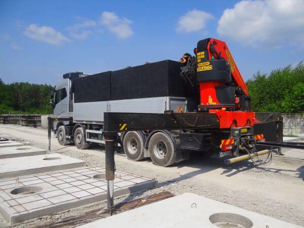 Transport szamba betonowego HDS do Suwałki